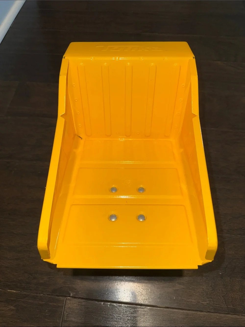 Tonka Yellow and Black Heavy Duty Metal Dump Truck Toy Mint Condition